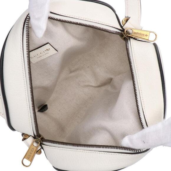 GUCCI adidas GG Marmont Leather Shoulder Bag White - Picture 5 of 7